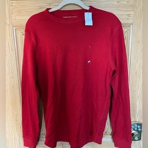 American Eagle Mens Comfy Red Sweater